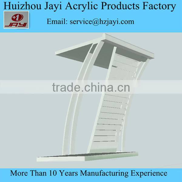 New White Acrylic Lectern ,Acrylic Desk Lectern