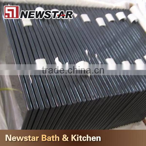 Hot sales made in China polished black granit stairs steps