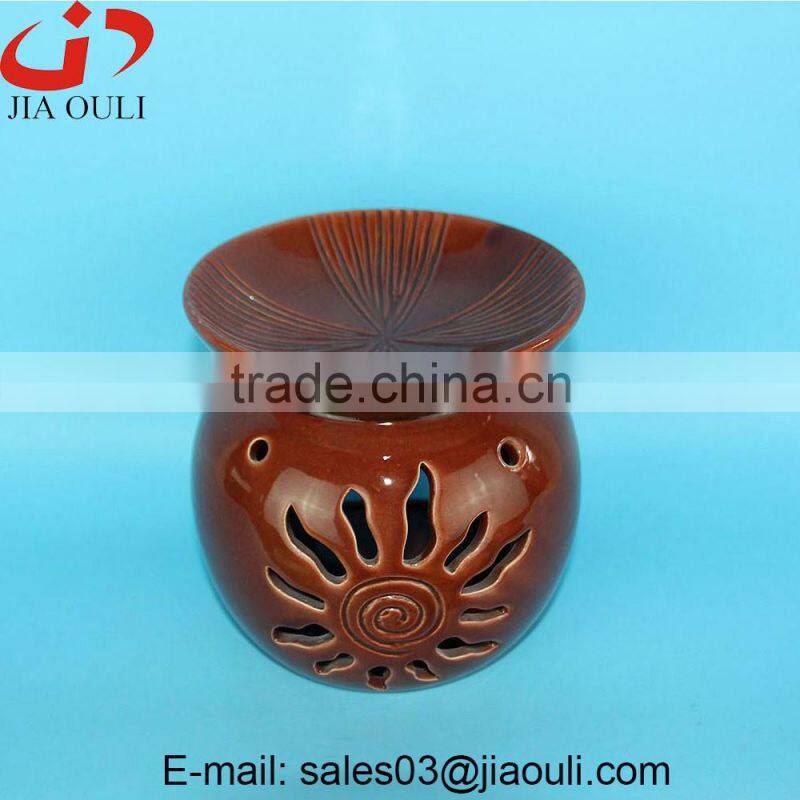 wholesale modern family life fragrance ceramic oil warmers, bulk oil lamps