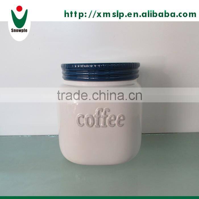 Personalized ceramic coffee pot