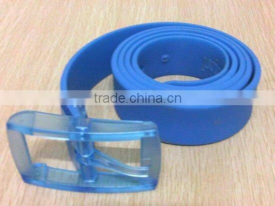 colored silicone golf belt eco garment belt for girls and boys