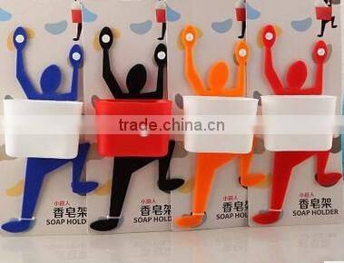 hanging soap holder plastic soap box suction wall holder