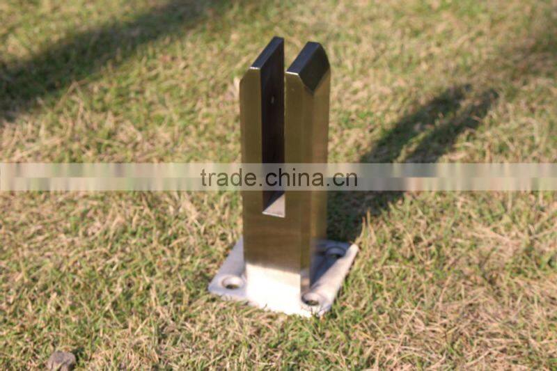 Jinxin Stainless Core drilled pool fence glass spigot with base plate Guangzhou Manufactory