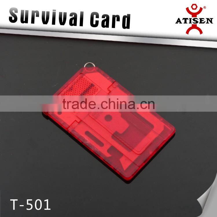 Best Promotion Multi tool Card with Compass Survival Gift Card