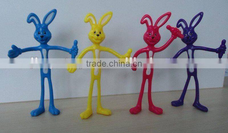 PVC/Plastic Iron rabbit toys