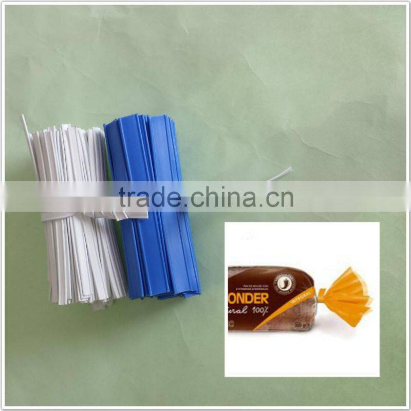 white plastic clip band for packing bread