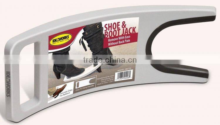 Comfort easy remove plastic hands free shoe and boot jack with no pain