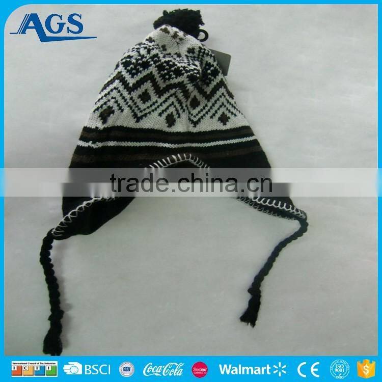 striped knitted high quality beanies winter hats