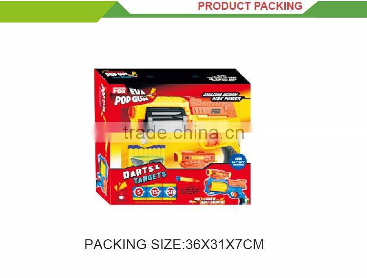 Wholesale good quailty EVA toys shoots bullet soft ball gun