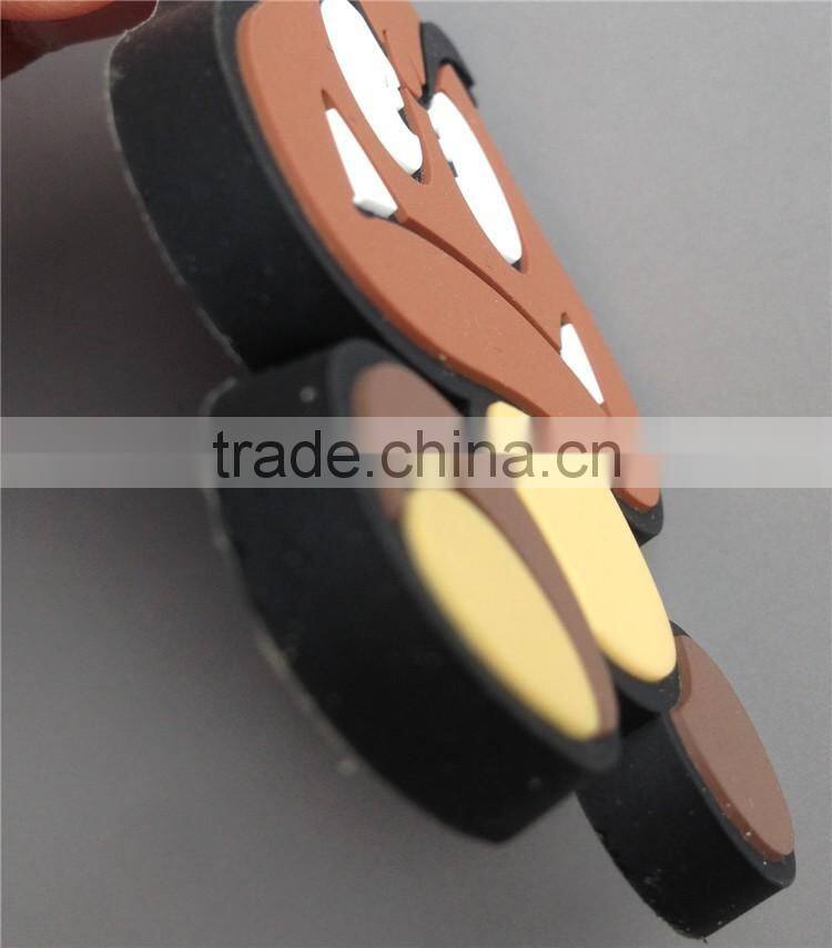 Custom Design Shaped 3D Soft Plastic Rubber PVC Keychain