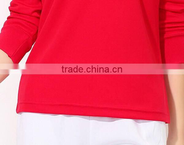 New design long sleeve dri fit polo shirt china factory couple printing polo shirt