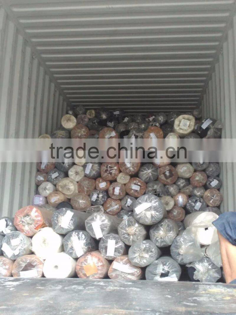 A Grade Pu Artificial Leather, Pu Synthetic Leather with Nonwoven Backing For Shoes,Bag,Furniture and Sofa