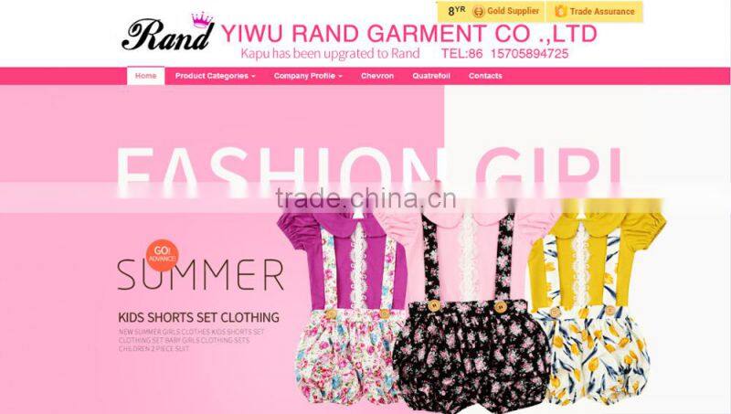 Summer Short Smocked Bubble Toddler Clothes Baby Rompers Custom Print Cotton Baby Romper