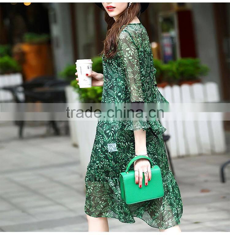 Feeling girl dress african print designs pakistani chiffon dress