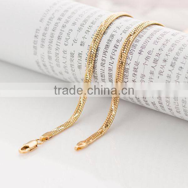Various designs cheap necklace chain types
