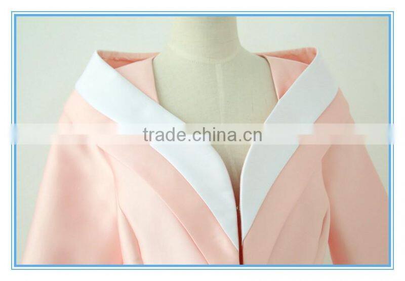 Elegant Skirt Sets Pink Color Combination Wholesale Church Suits For Ladies