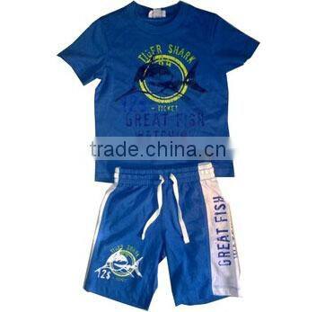 Wholesale clothes summer boy set child clothing 10
