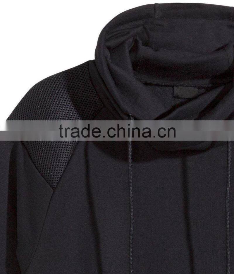 custom hooded sweatshirt, chimney collar sweatshirt