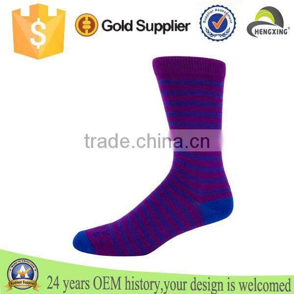 2015 fashion custom wholesale stripe socks
