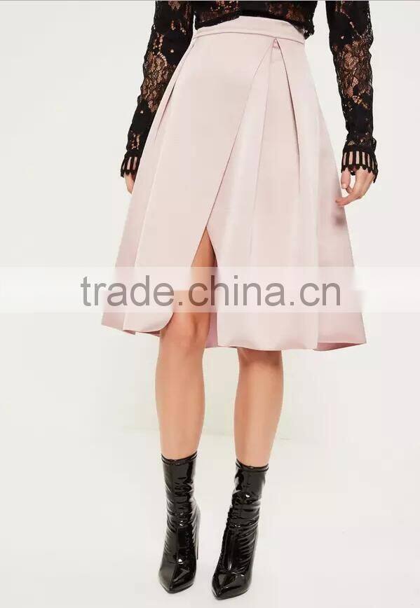 2017 New Fashion Women Vintage Umbrella Style A-Line Midi Skirt