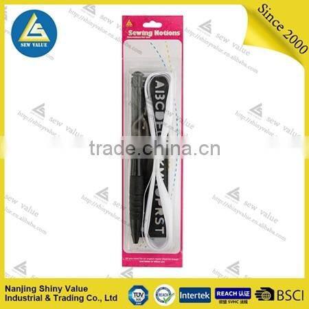 dressmaker kit stencil + pen + 3m iron-on tape to mark the clothes in blister