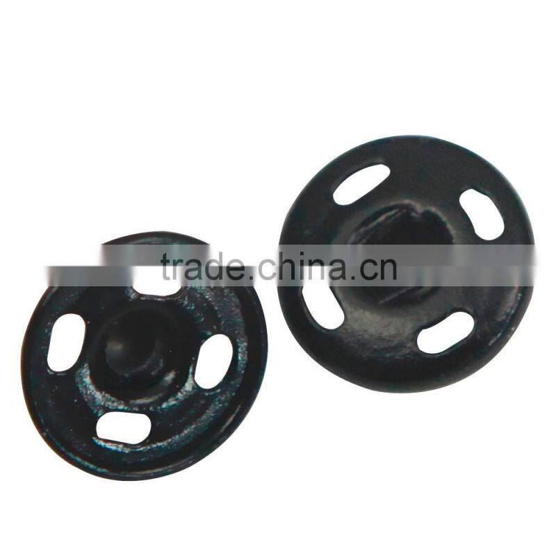 D&D Black 20pcs/lot 7mm/8mm/10mm/12mm Small Metal Snap Fasteners Press Button Sewing Accessory