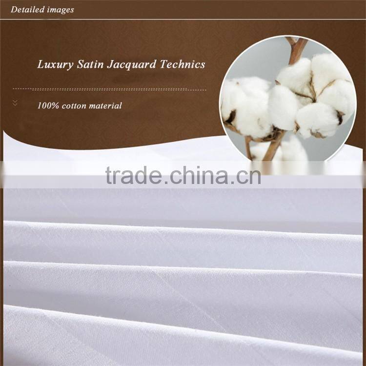 hot selling luxury 100 cotton stripe bedding set