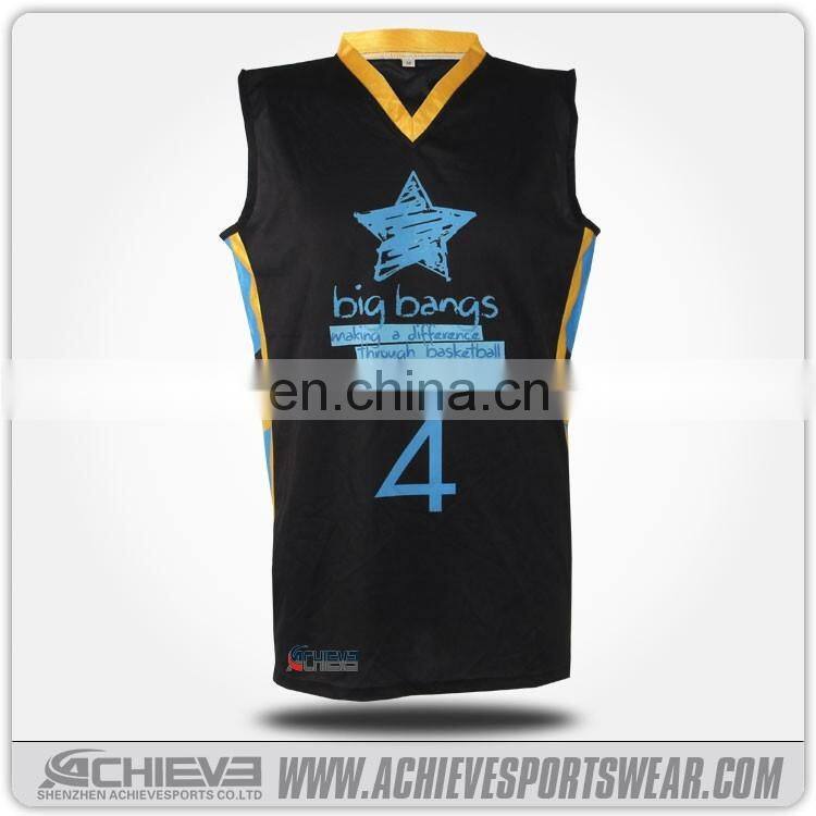 2017 latest basketball jersey design sublimation design your own logo