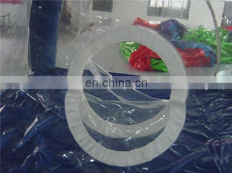 4 by 4 meters airtight inflatable camping tent transparent or customized