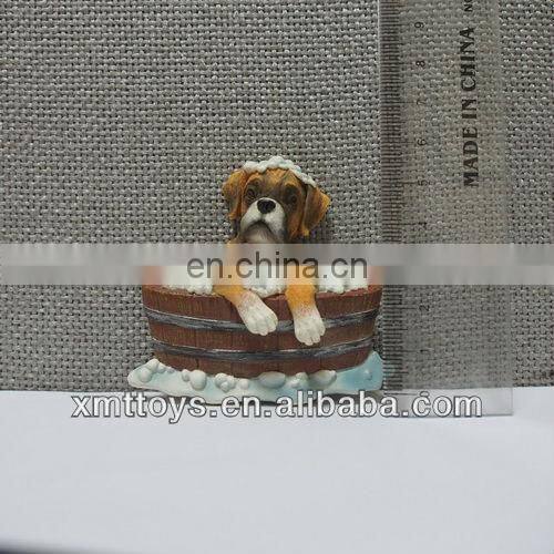 3d sourvenir dog shaped fridge magnet