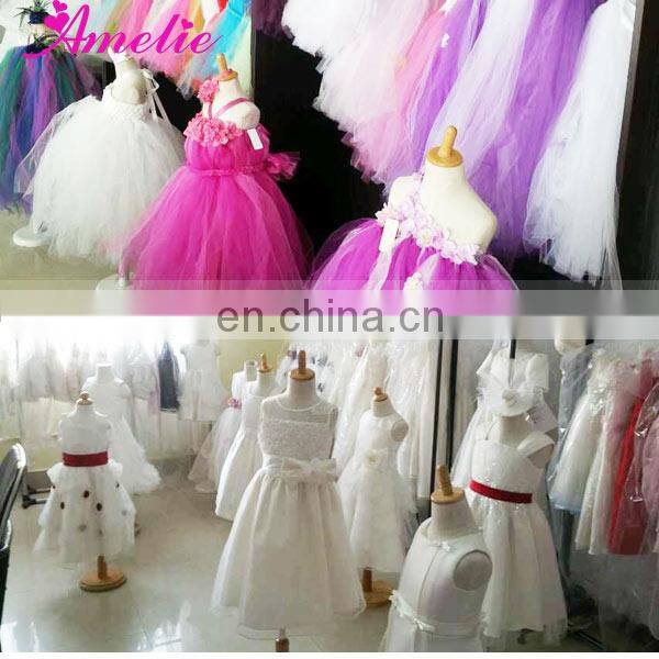 Paris Pink Flower Girls Tutu Dress