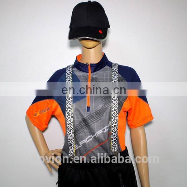 New arrival hot sell Leopard LED Glow night showSuspender