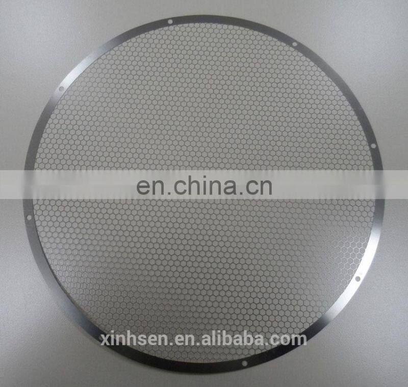 Etching stainless steel mesh cone gauze water systems elements filters