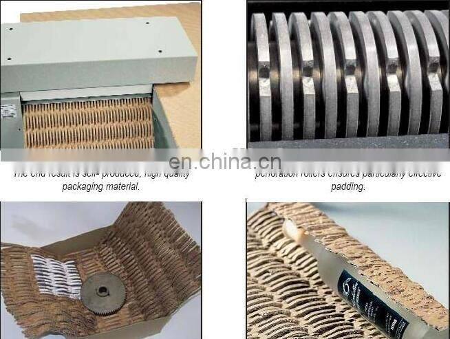 Cardboard Shredder/Crushing Machine/corrugated board shredder with wheel