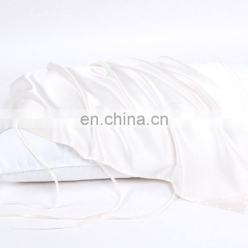 Pure color silk pillowcase 100% mulberry silk pillowcase 16 mm silk pillowcase for hair and skin