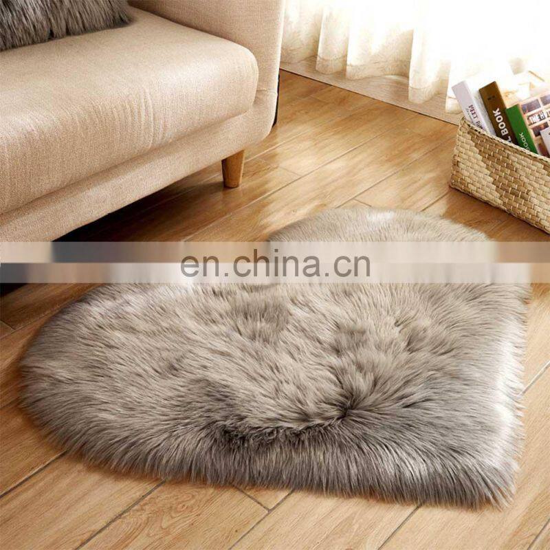 Wholesale soft colors fur rugs faux carpet