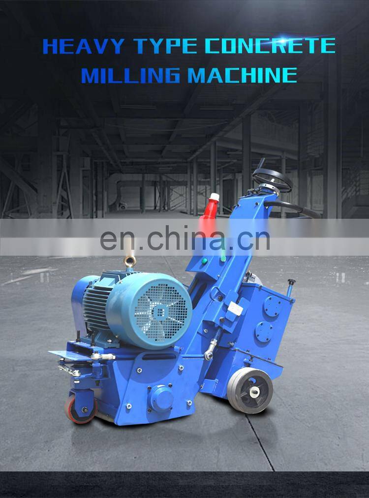 Factory direct supply self propelled concrete scarifier asphalt milling machine
