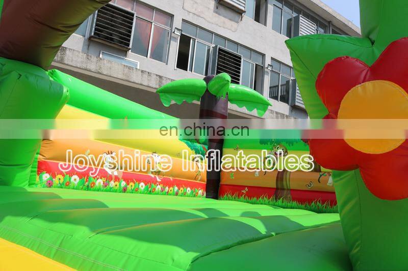 Childhood Inflatable Monkey Jumper Bouncer Kids Children Outdoor Jumping Zoo Bouncy Castle For Sale