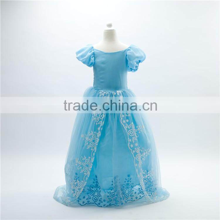 Princess Anna Costume Frozen Fancy Dress Elsa Cosplay Dress Girl Dresses