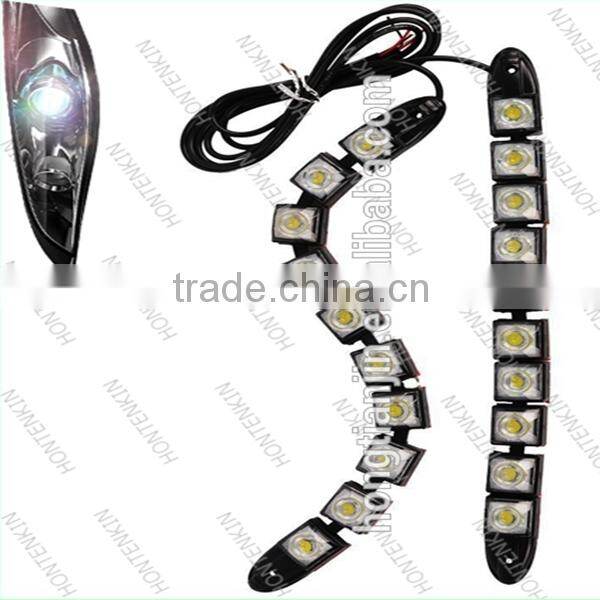 Ultra bright 12smd LED drl daytime running time light 12V waterproof LED light