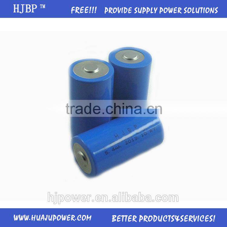 china factory wholesale HJBP CE|ROHS|UN38.3 LiSOCl2 3.6V ER26500 9000MAH lithium battery for thermal flowmeter