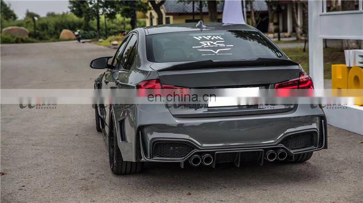 CQCV style wide body kit for BMW 3 series F30 F35 front bumper rear bumper carbon fiber material side skirts and fender