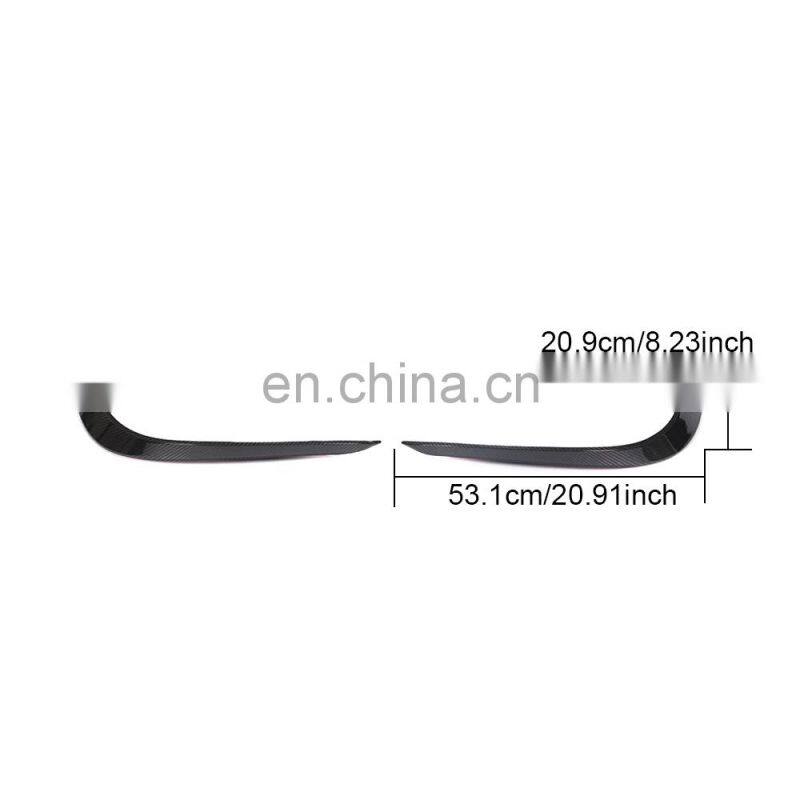 Modify Luxury Carbon Fiber R172 SLC Class Car Front Canards for Mercedes Benz SLC180 200 300 Convertible 2-Door 2016-2019