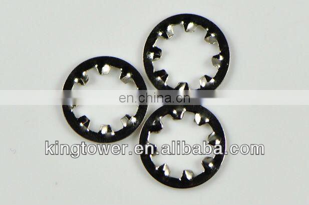 E clip retaining lock washer
