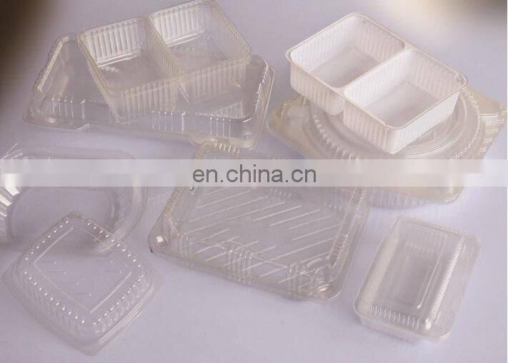 Automatic 2 pilliars ice cream cup making plastic thermoforming machines