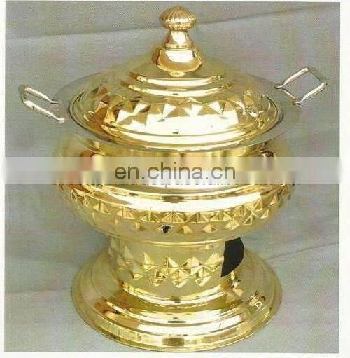 shiny polished chafing dish