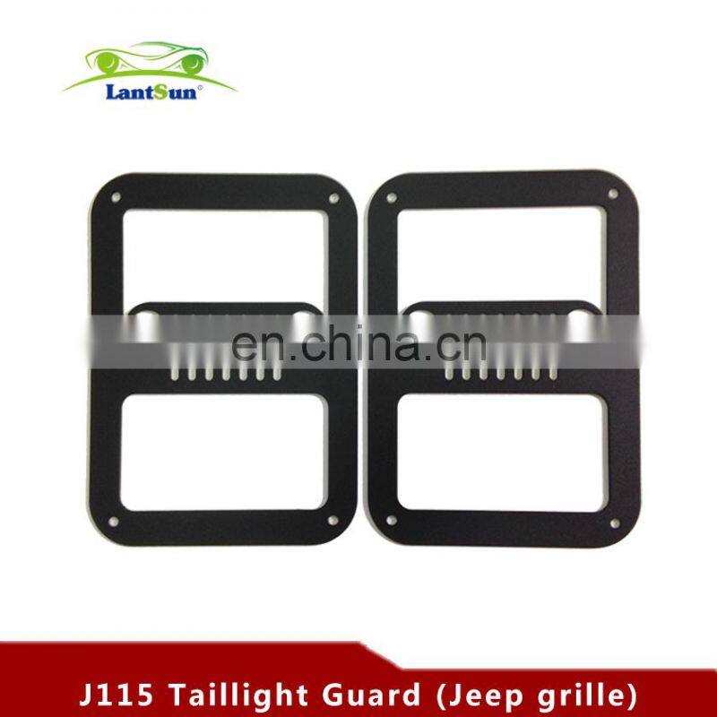 J115 Taillight guard like grille for jeep for wrangler JK headlight taillight parking light bracket cover