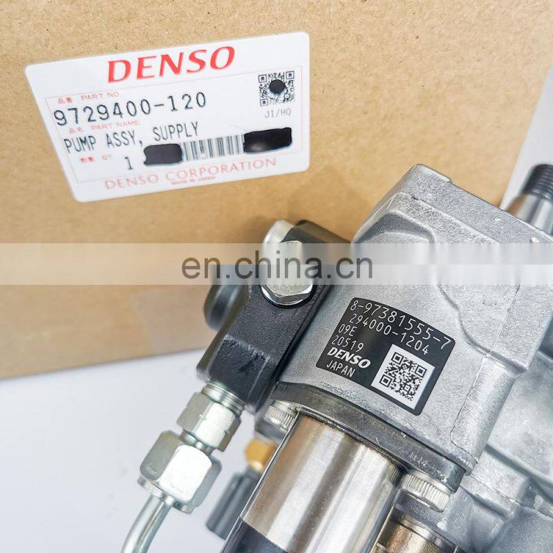 Genuine pump assy 294000-1202, 294000-049#,8-97381555-0 for 4JJ1 engine