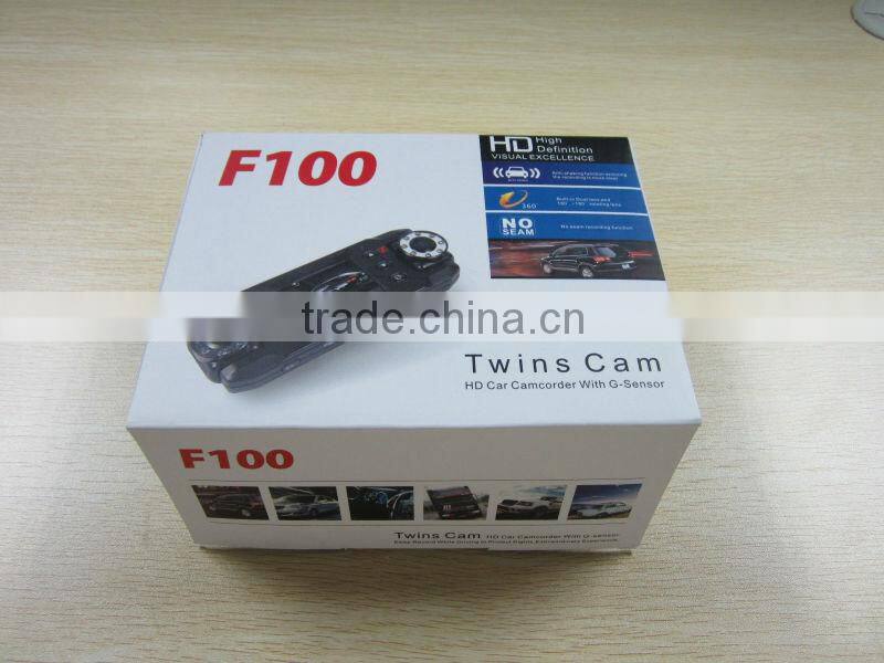 2013 New style Dual Cam 2.0-inch HD Car DVR