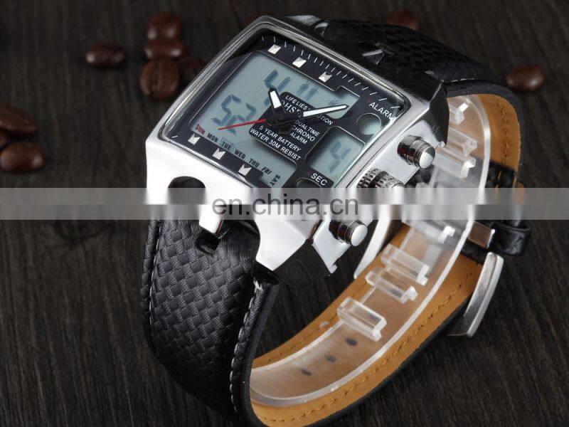 OHSEN 0930 Men Digital Quartz Wristwatch Fashion Sports Men Analog 30M Waterproof used watches for sale